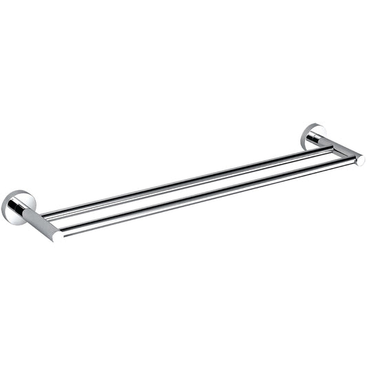 Aqua RONDO by Kubebath 24″ Double Towel Bar – Chrome