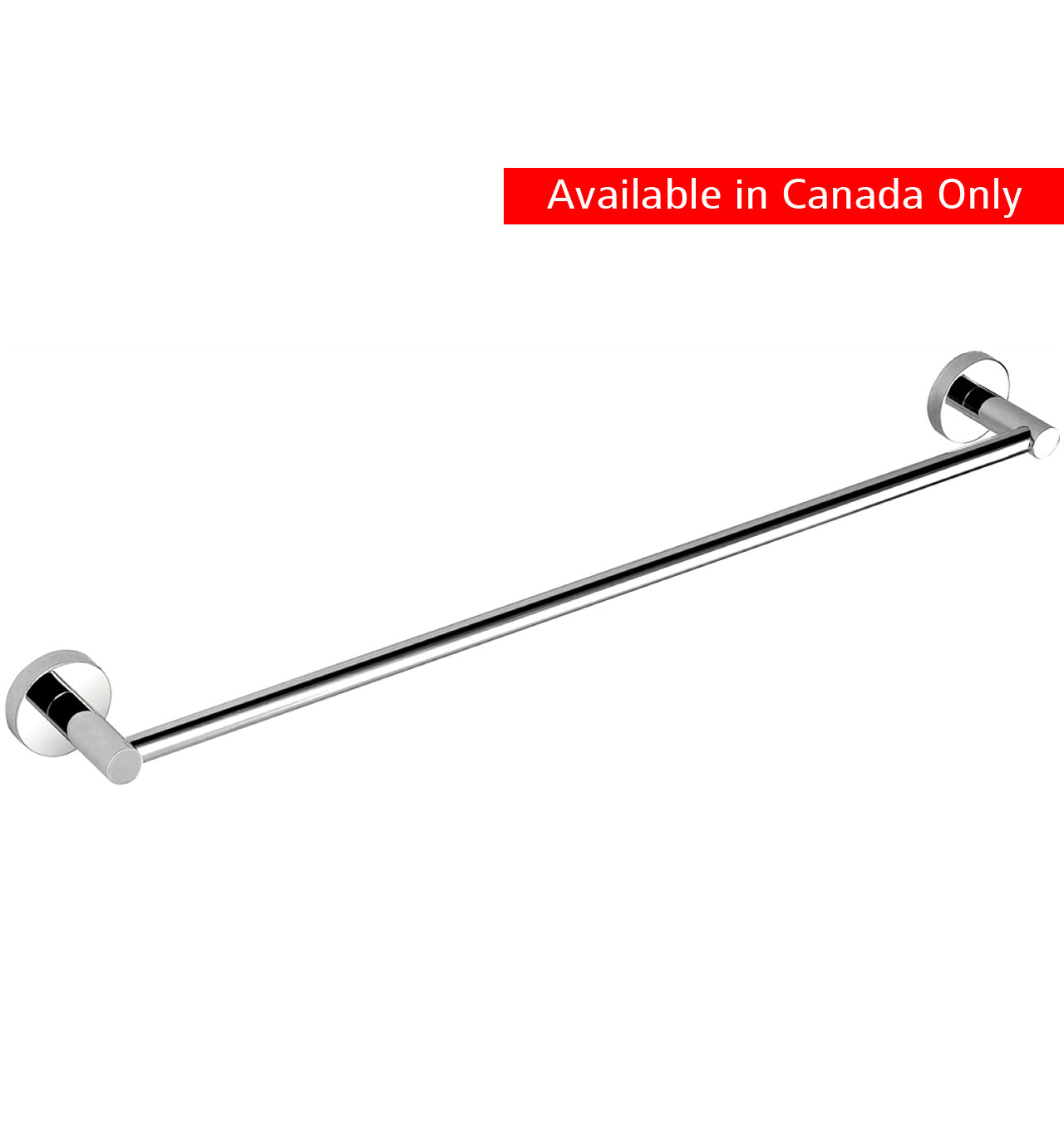 Aqua RONDO by Kubebath 18″ Single Towel Bar – Chrome