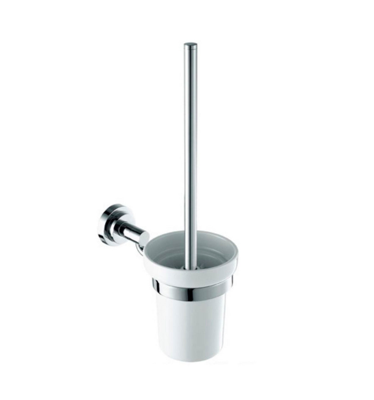 Aqua Rondo Wall Mounted Toilet Brush – Chrome