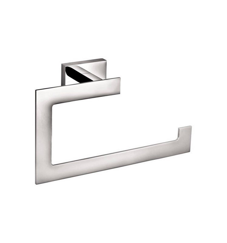 Aqua PLATO Towel Ring – Chrome