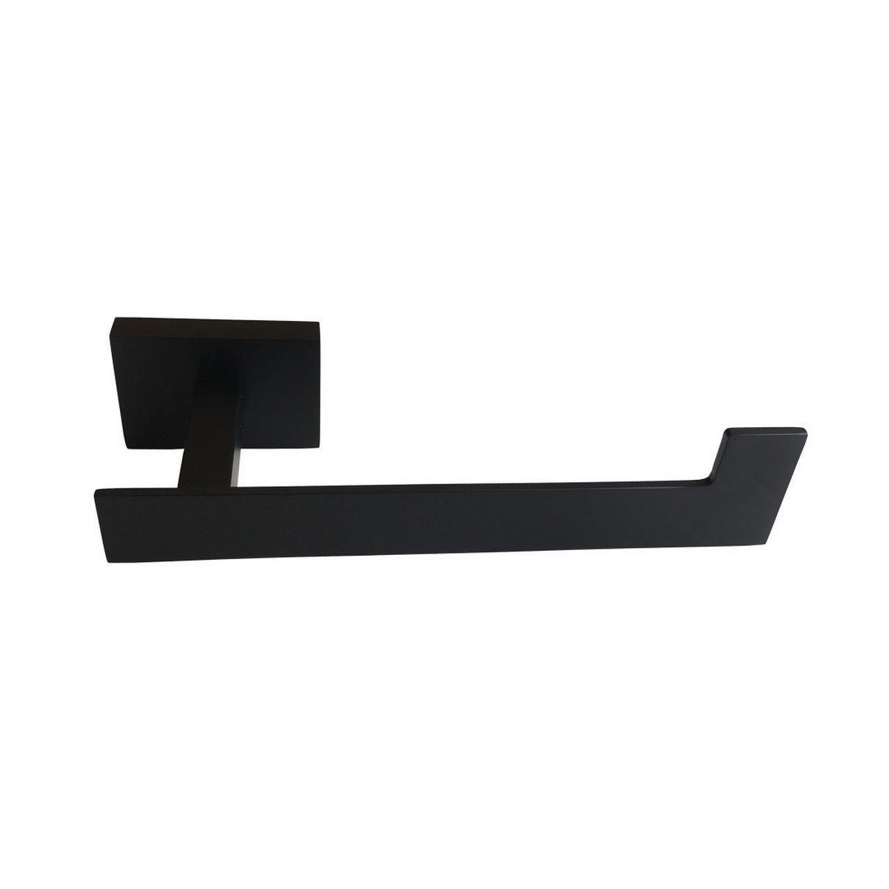 Aqua Plato Toilet Paper Holder – Matte Black