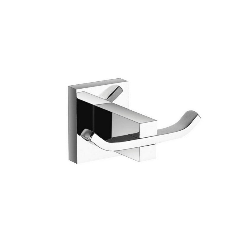 Aqua Korsa Double Robe Hook – Chrome