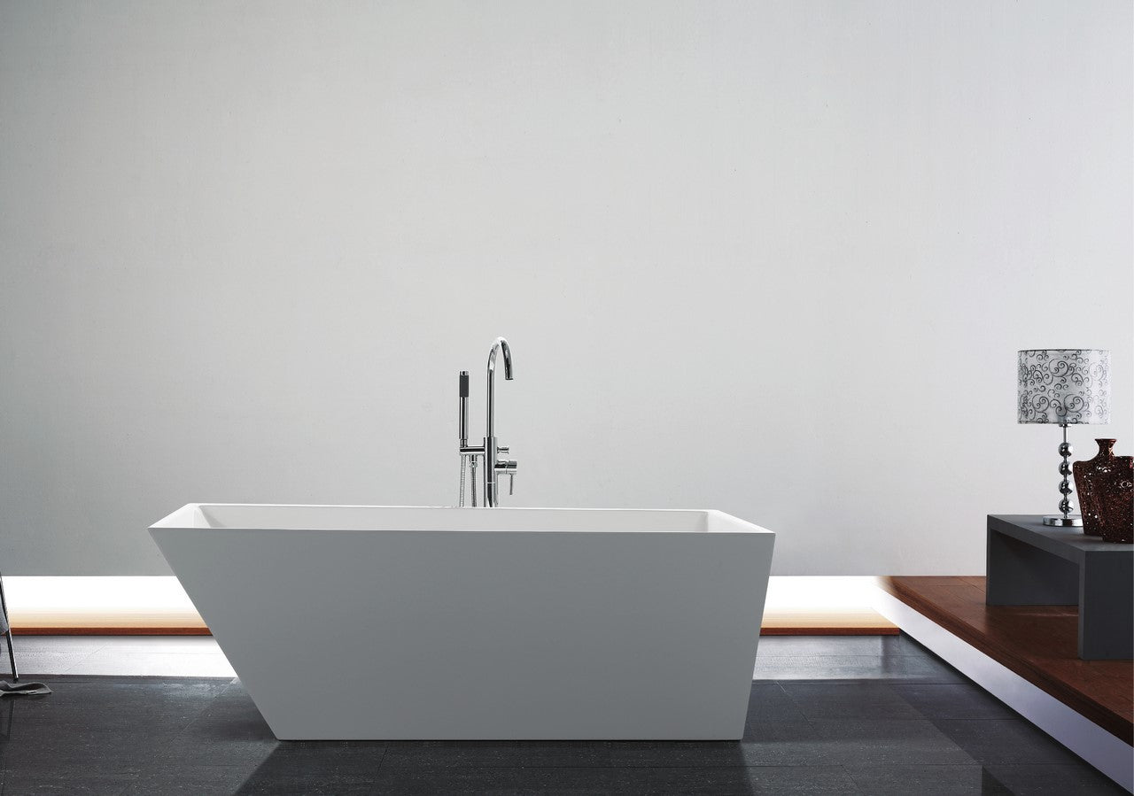 Kube Obliquo 59″ Free Standing Bathtub